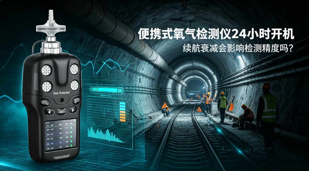 便携式氧气浓度检测仪24小时持续开机，电量衰减会影响检测精度吗