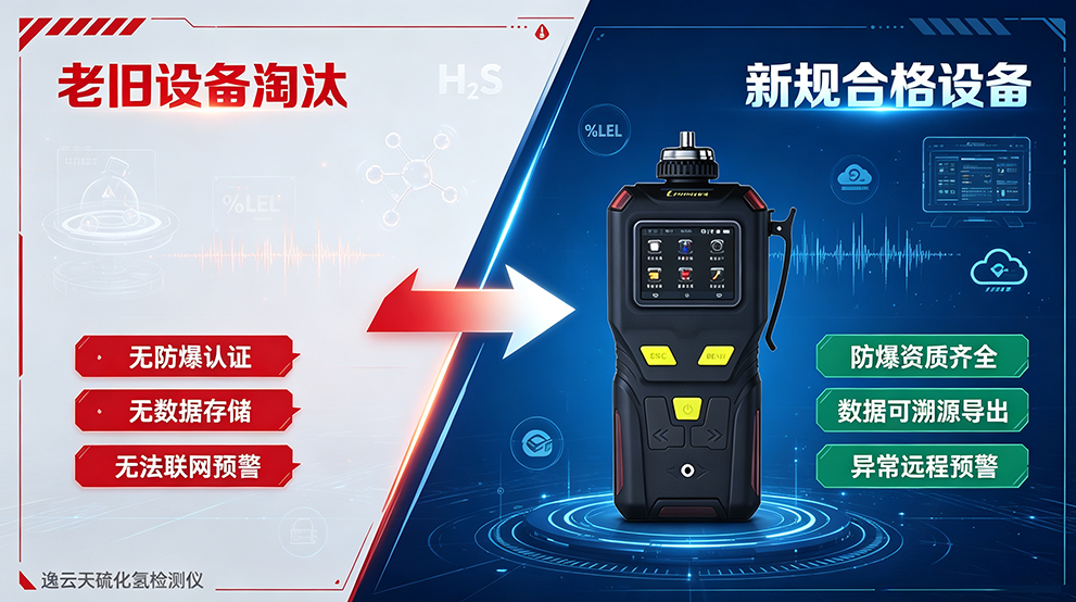  2026新规双重收紧！硫化氢检测仪告别“摆设化”，三项硬性验收标准倒逼老旧设备全面淘汰