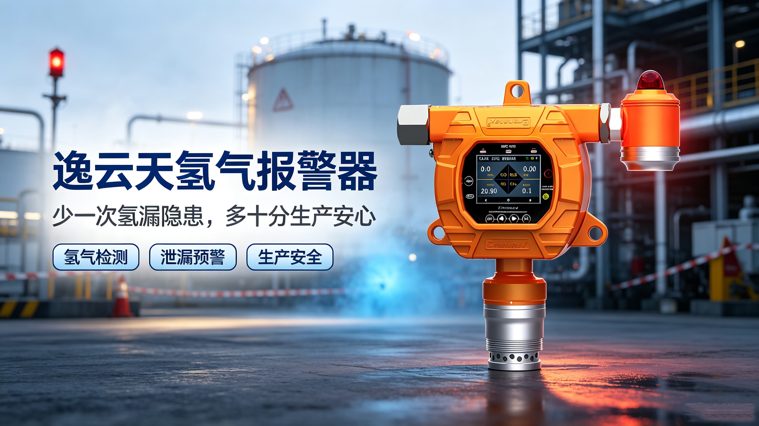 少一次氢漏隐患，多十分生产安心，这份氢气报警器推荐清单值得收藏